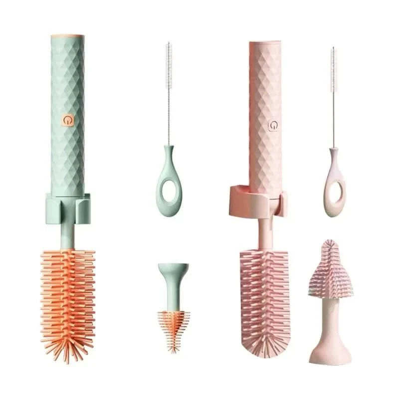 SmartBrush bottle cleaner - automatic cleaning with silicone bristles for stress-free everyday life