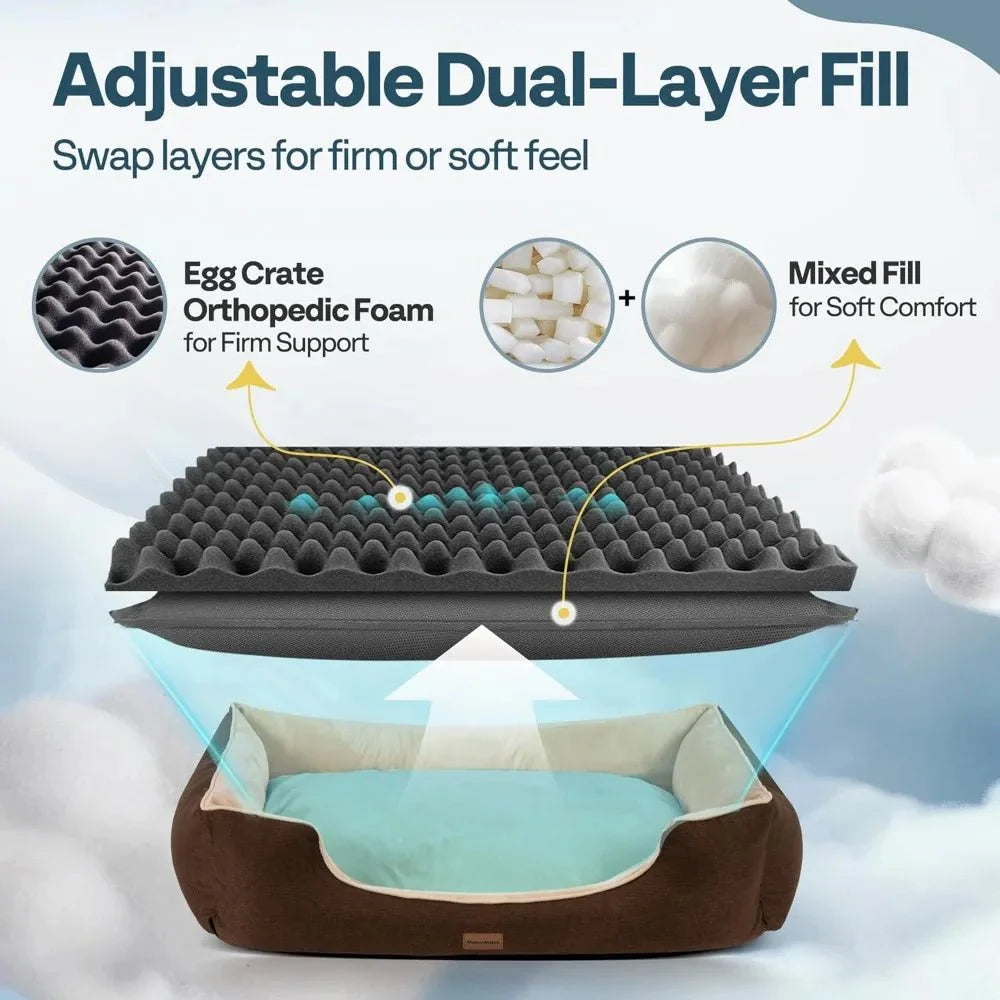 FURLINE – Waterproof Dog Bed made of Memory Foam