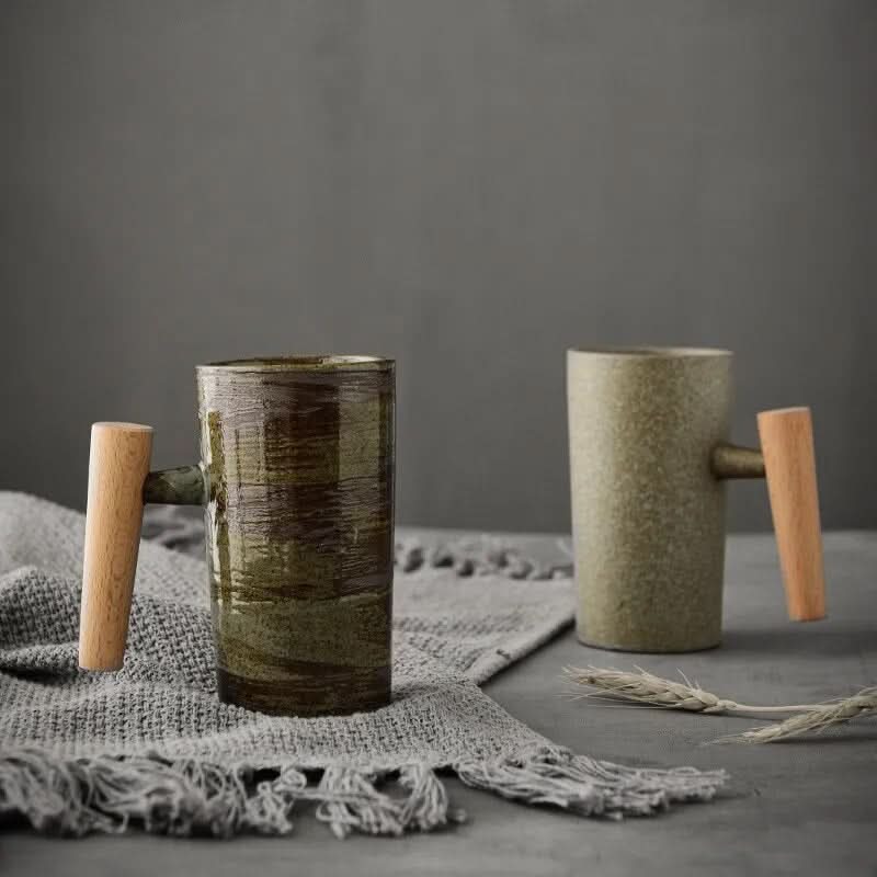 LatteCraft Nordic Earth latte cups - Handmade & functional for your coffee experience