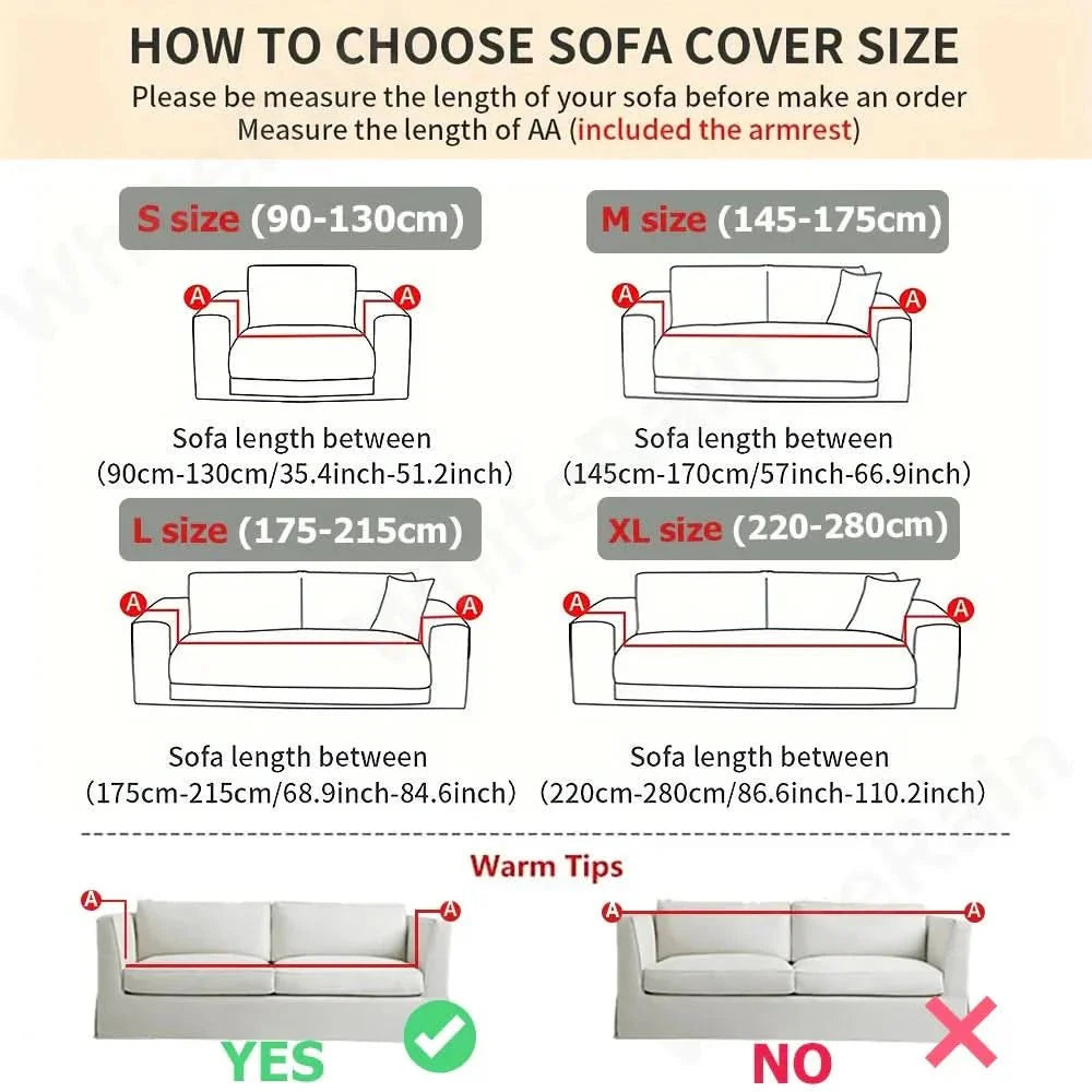 CouchWrap sofa cover - Non-slip & comfortable for every living room