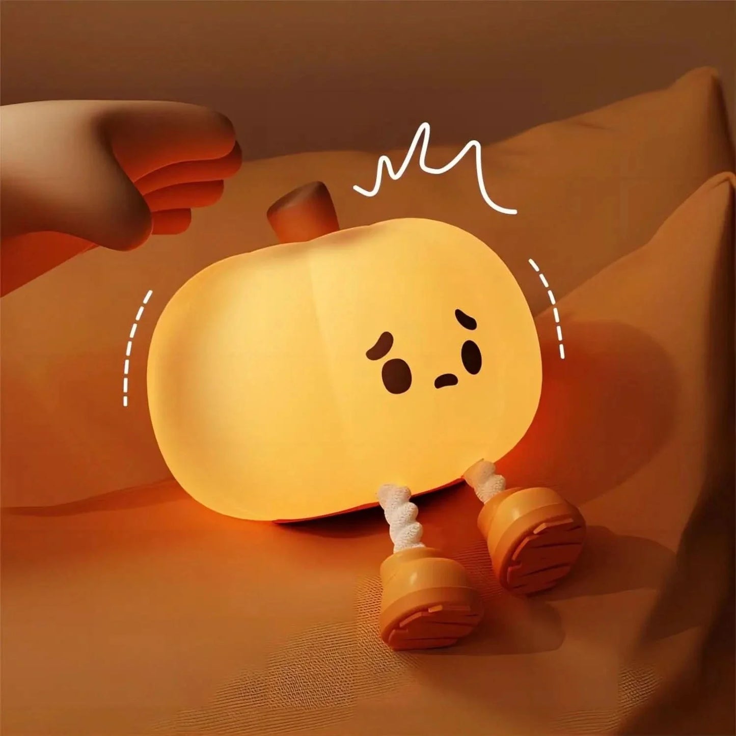 PumpkinShape Light - Soothing night light for a peaceful night's sleep
