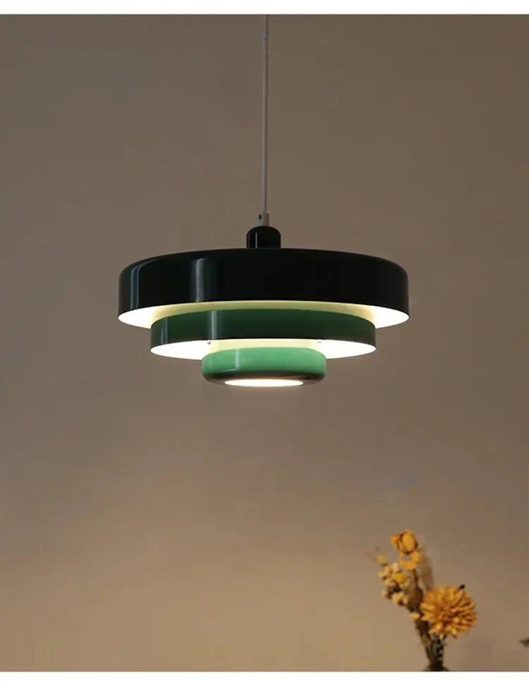 TRILORA – Elegant three-level pendant light in macaron colors