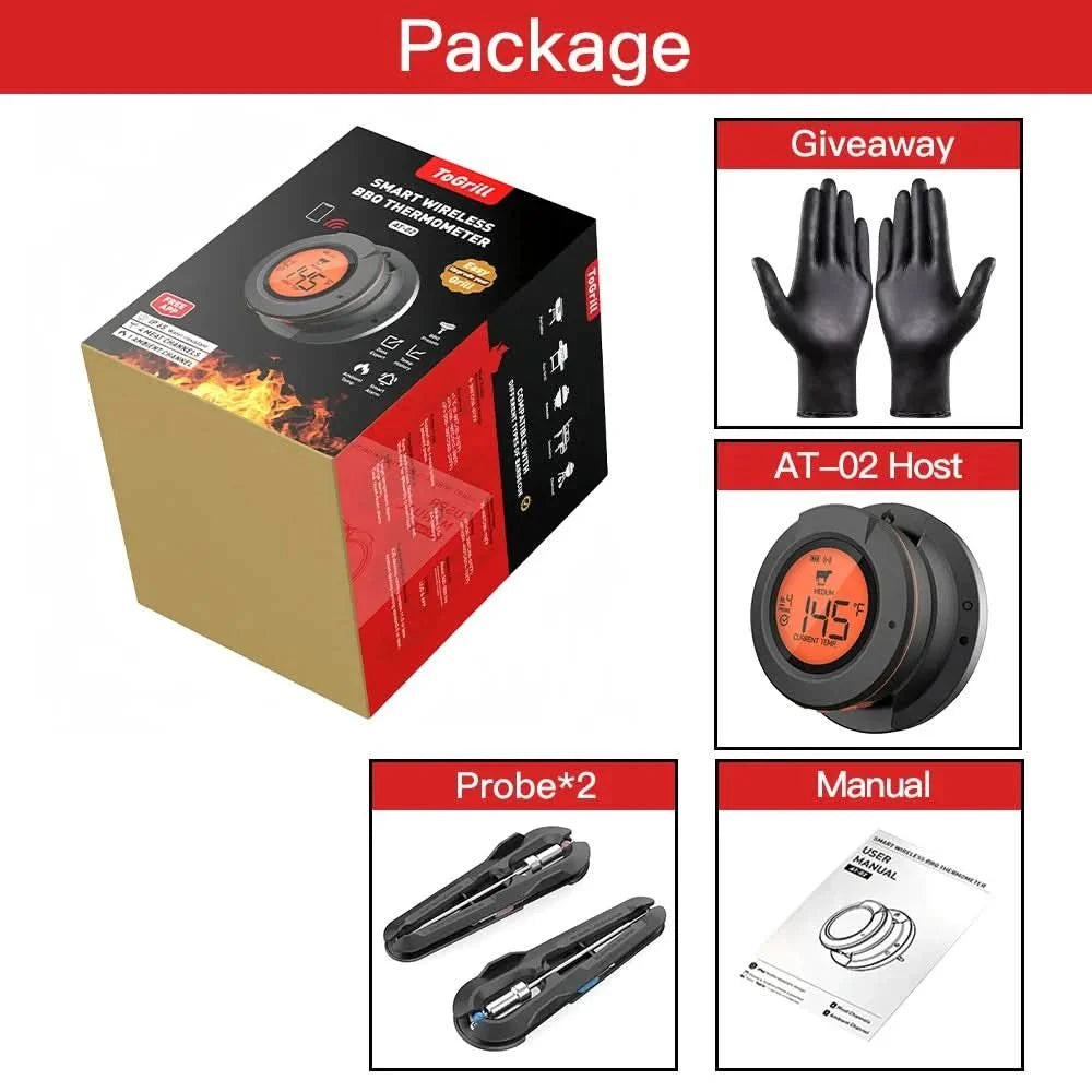 EcoTemp Pro - Cordless meat thermometer for BBQ & grill