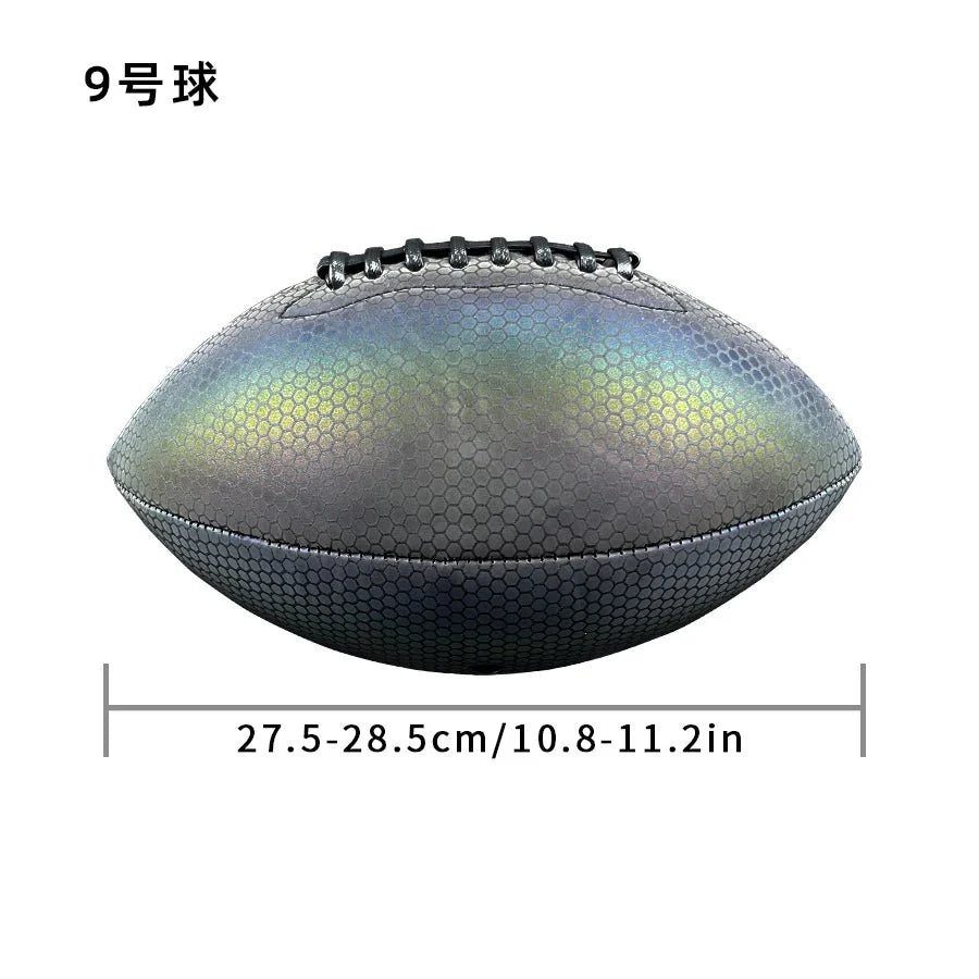 LUMIFOOT – Reflective American Football Size 9 for Night Training & Outdoor Games