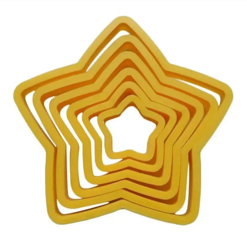 DOUGHBELL – 6-piece Christmas cookie cutter set for cookies & pastries
