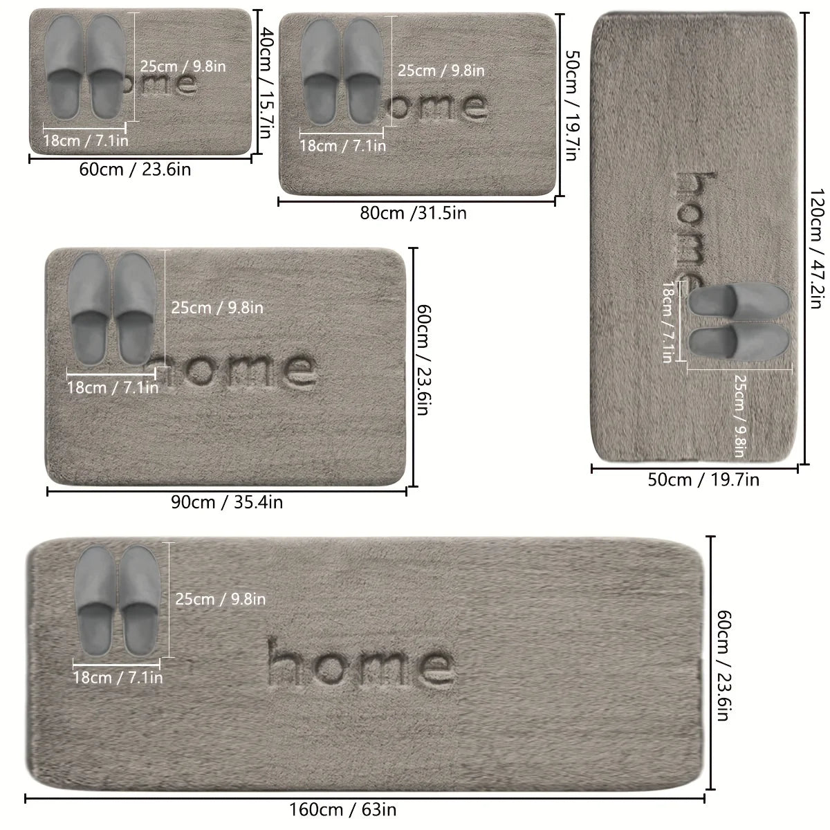 COZYDRY – Non-slip flannel mat for clean & dry floors