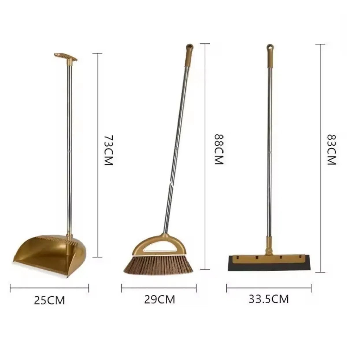 MINISWEEP – Magical Broom and Dustpan Set Made of Plastic Cleaning Tools for Home