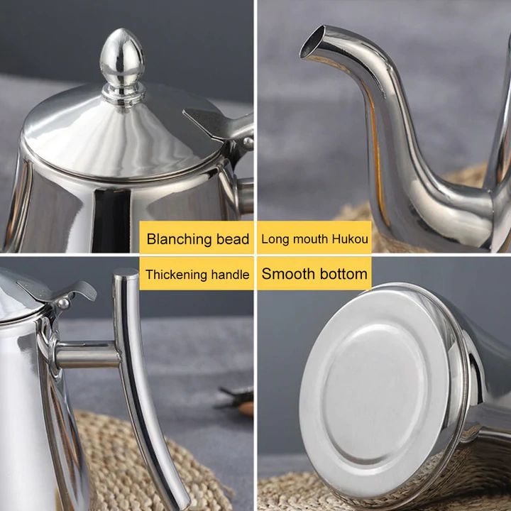 HOTCRAFT – Premium stainless steel kettle with induction function and integrated filter
