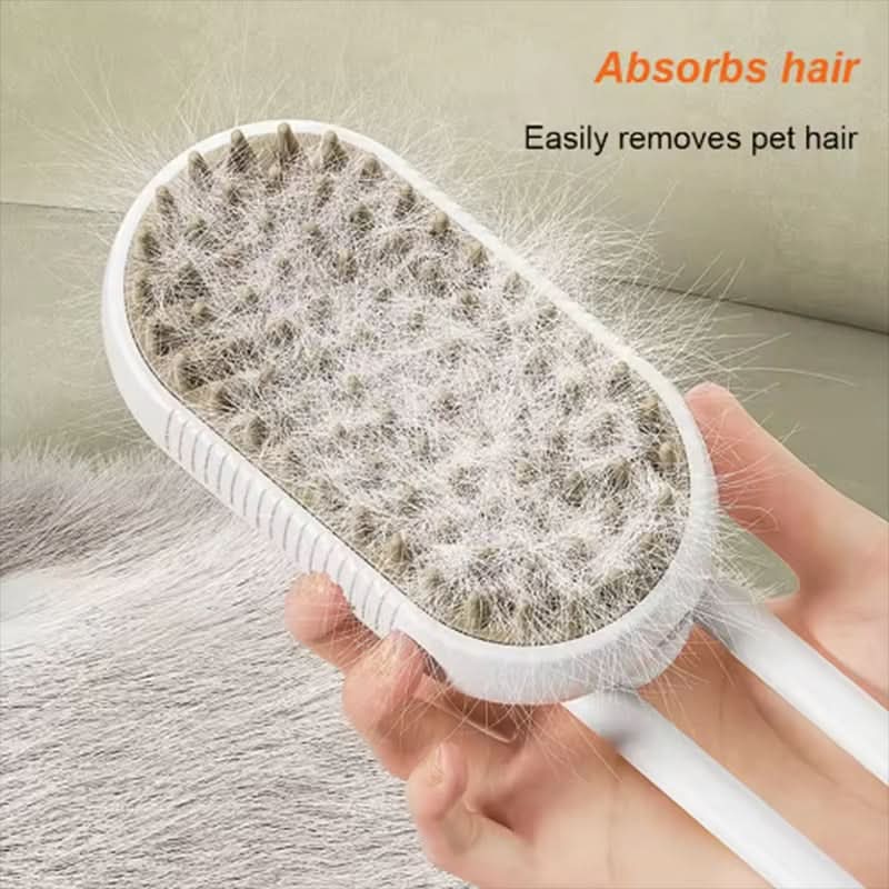 STEAMPURR – Steam comb for silky fur in dogs & cats