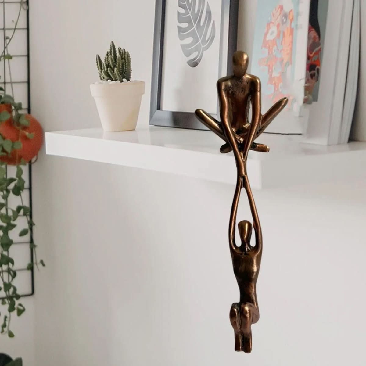 ETERNITY Sculpture - Decorative resin sculpture for love and balance