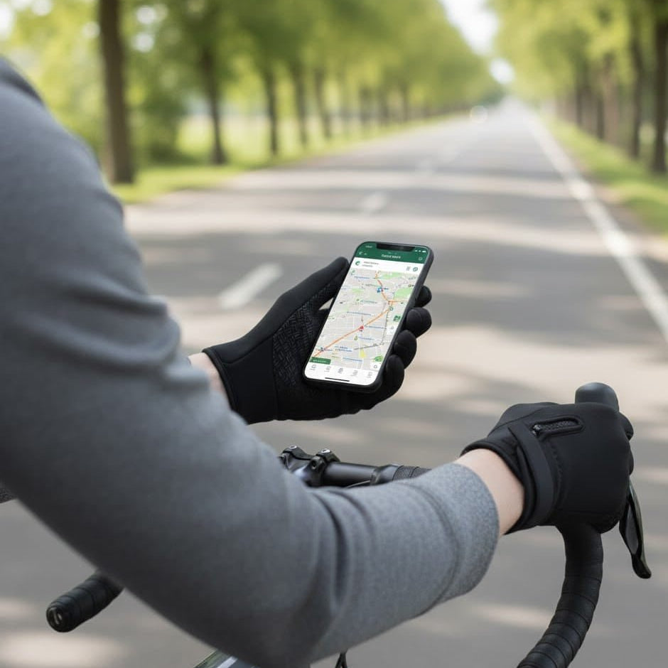 WARMTOUCH – Windproof, warm gloves for device use