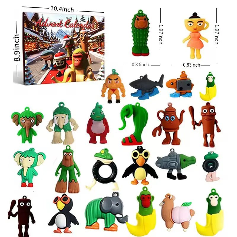GIGGLIA – Creative Advent Calendar for Children with 24 Joyful Surprises and Play Figures