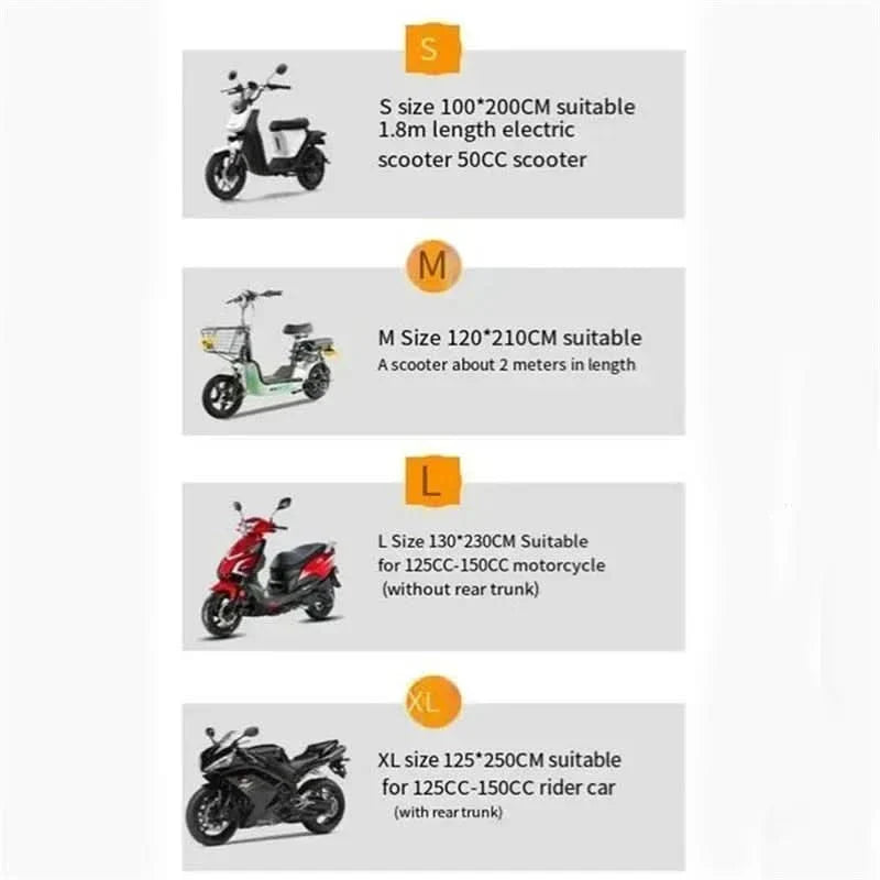 MotoGuard – Universal Motorcycle Cover with UV Protection