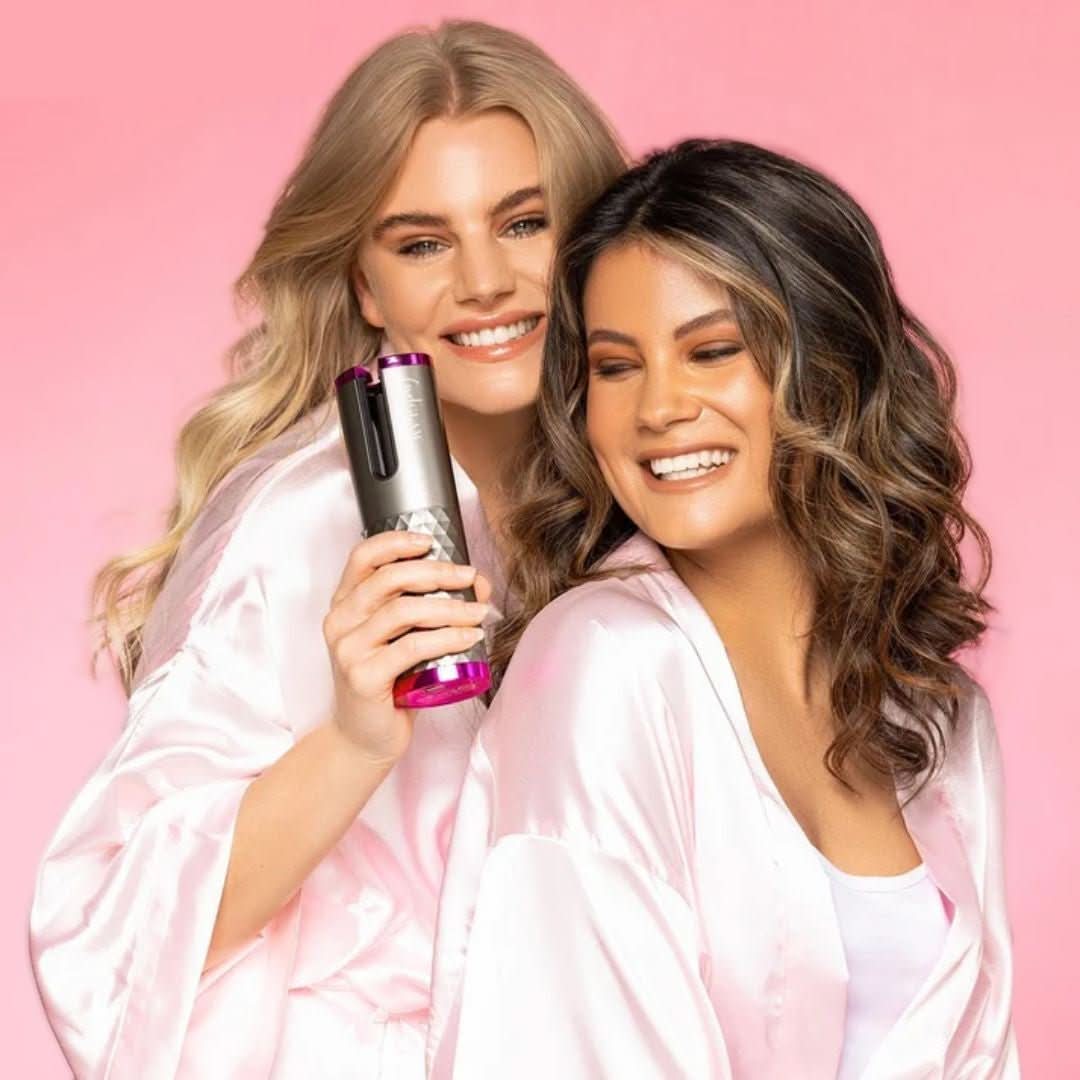 Curlmaster Wireless Auto Curler - Wireless curling iron for perfect curls