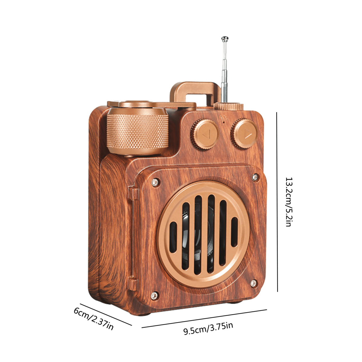 NOIRBASS – Dark Academia Wireless Speaker with Powerful Subwoofer Sound
