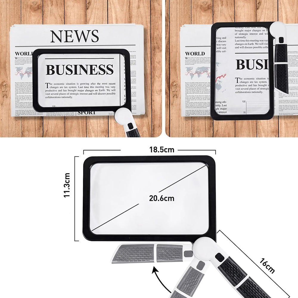 DETAILUX – 5x LED Hand Magnifier for Detailed Viewing