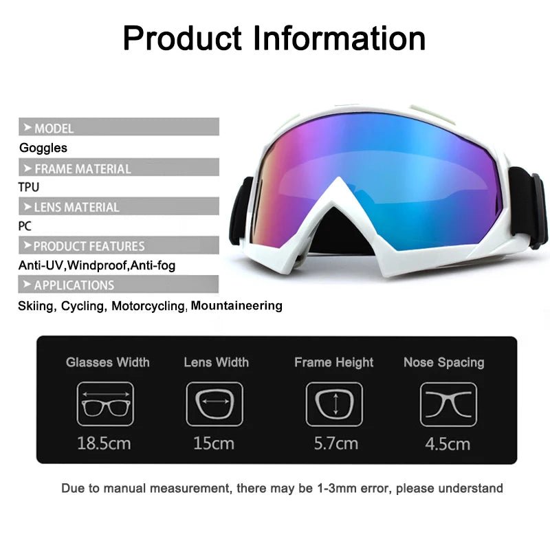 STURMSICHT – Windproof, fog-free ski goggles for clear vision in winter