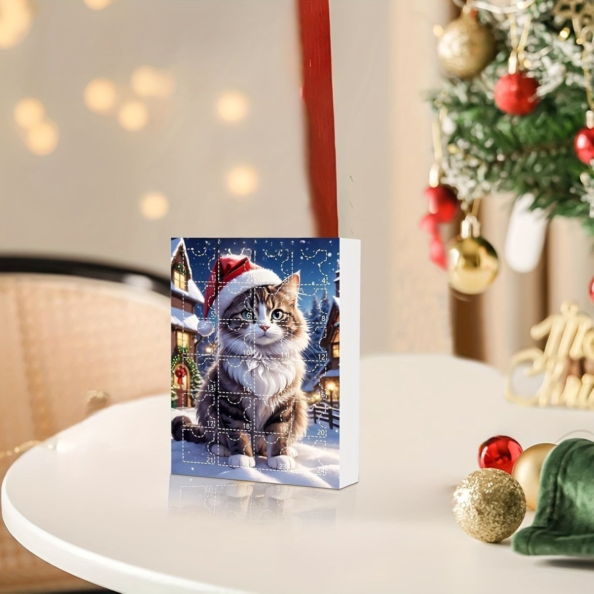 PURRFECTJOY – Vintage Cat Advent Calendar for Cat Lovers at Christmas