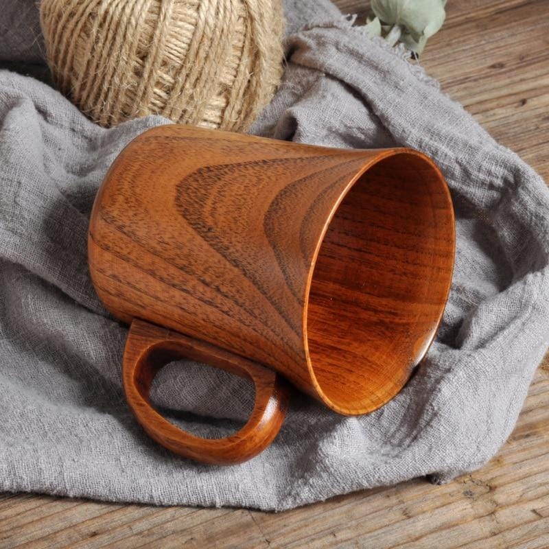 NATURESIP – Unique Natural Wood Coffee & Beer Mug for Hot and Cold Drinks