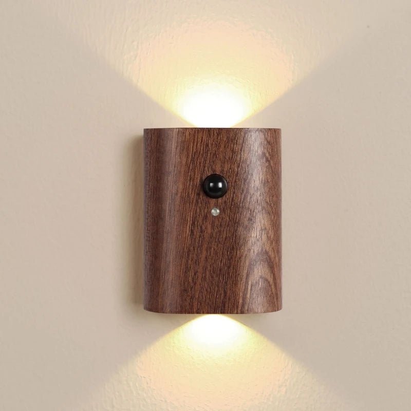 WOODSENSE – Wooden lamp with motion sensor and rechargeable battery