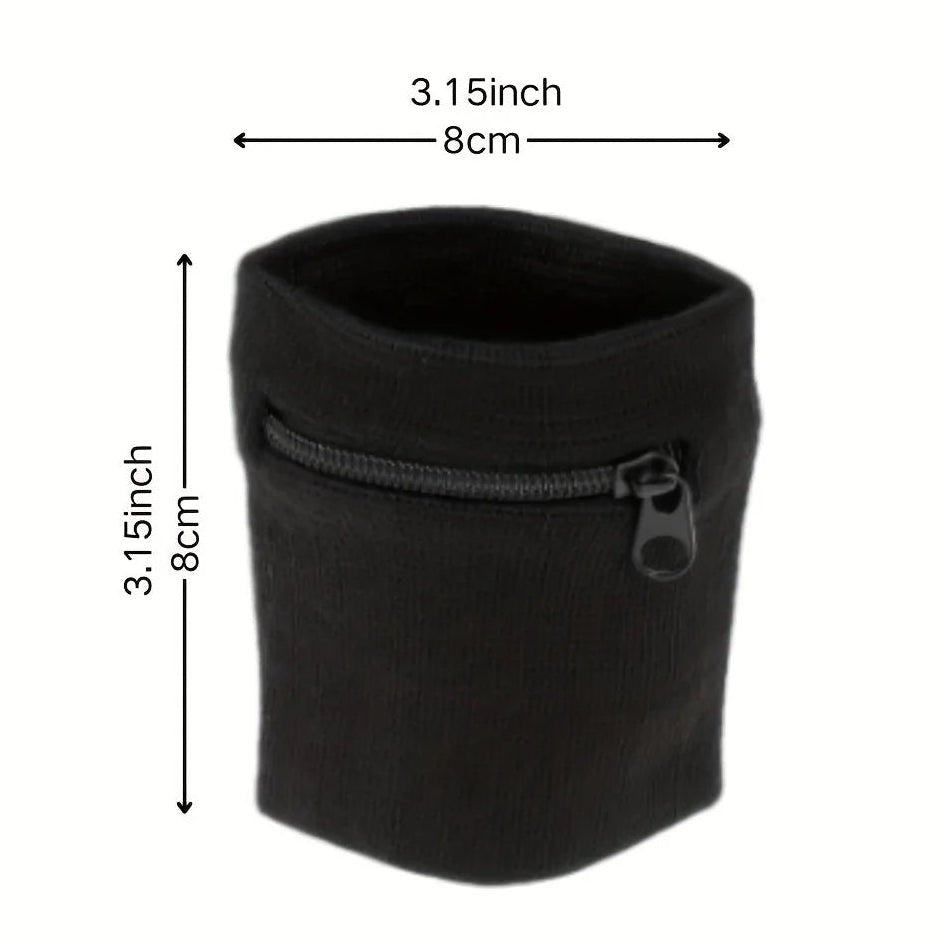 FITZIP – Zipper Wristbands with Hidden Compartment for Active Workouts