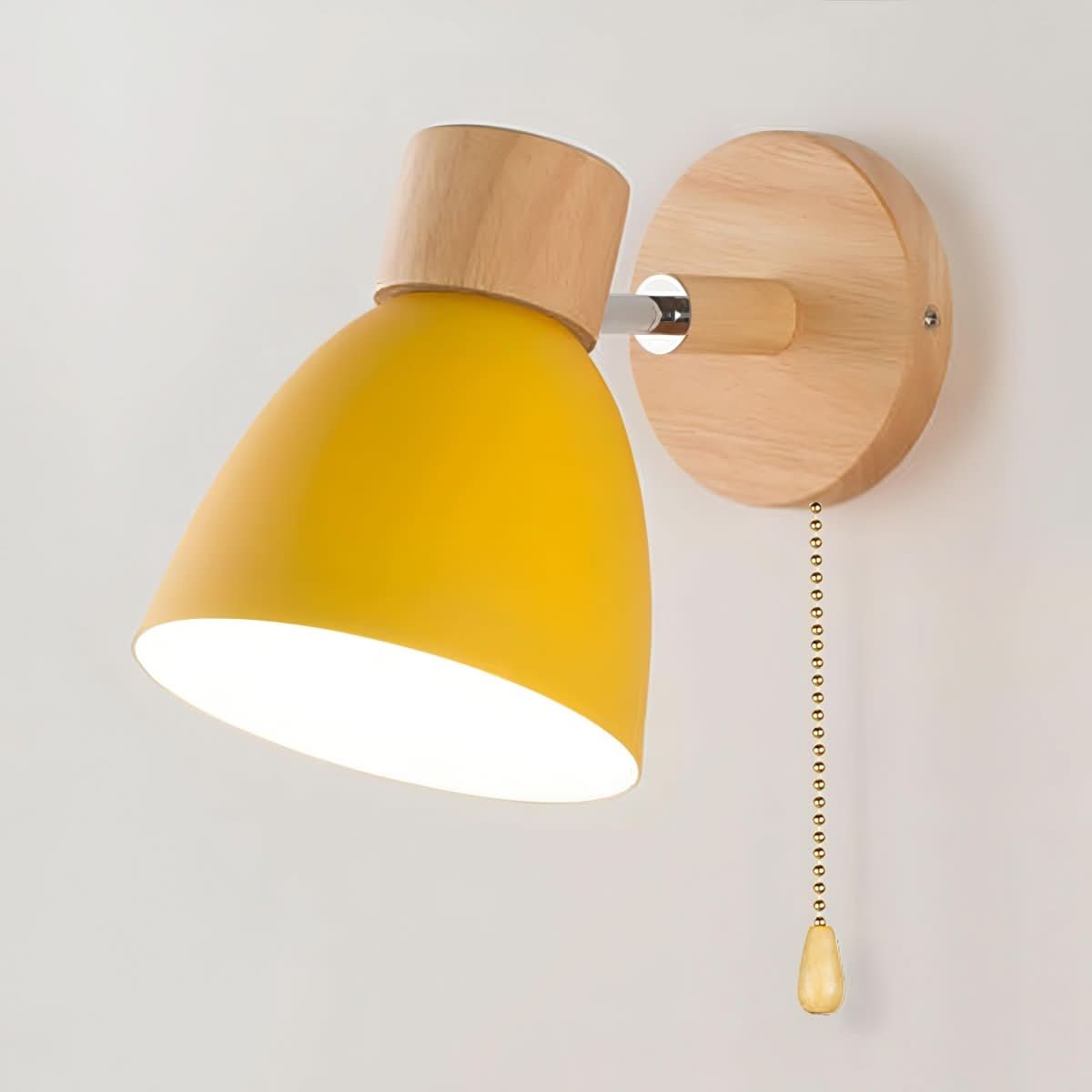 YADIEL WALL LIGHT - Modern wall lamp made of wood in Nordic style