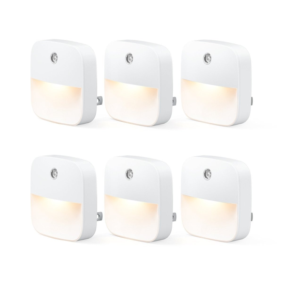 NIGHTBEAM – Energy-saving socket night lights with auto sensor (6-pack)