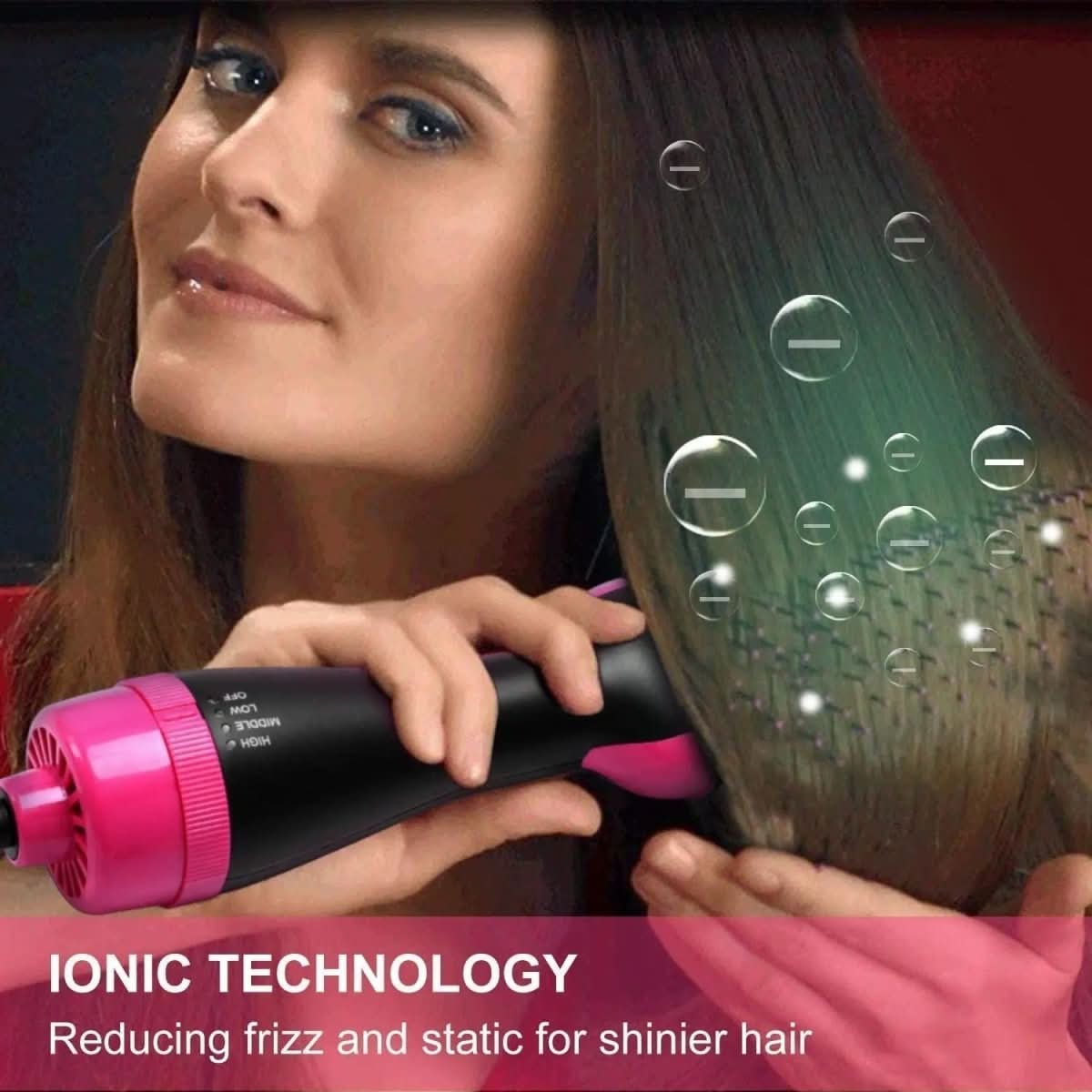 Mella Prostyle - 4-in-1 hairdryer & straightener for volume, shine & styling versatility