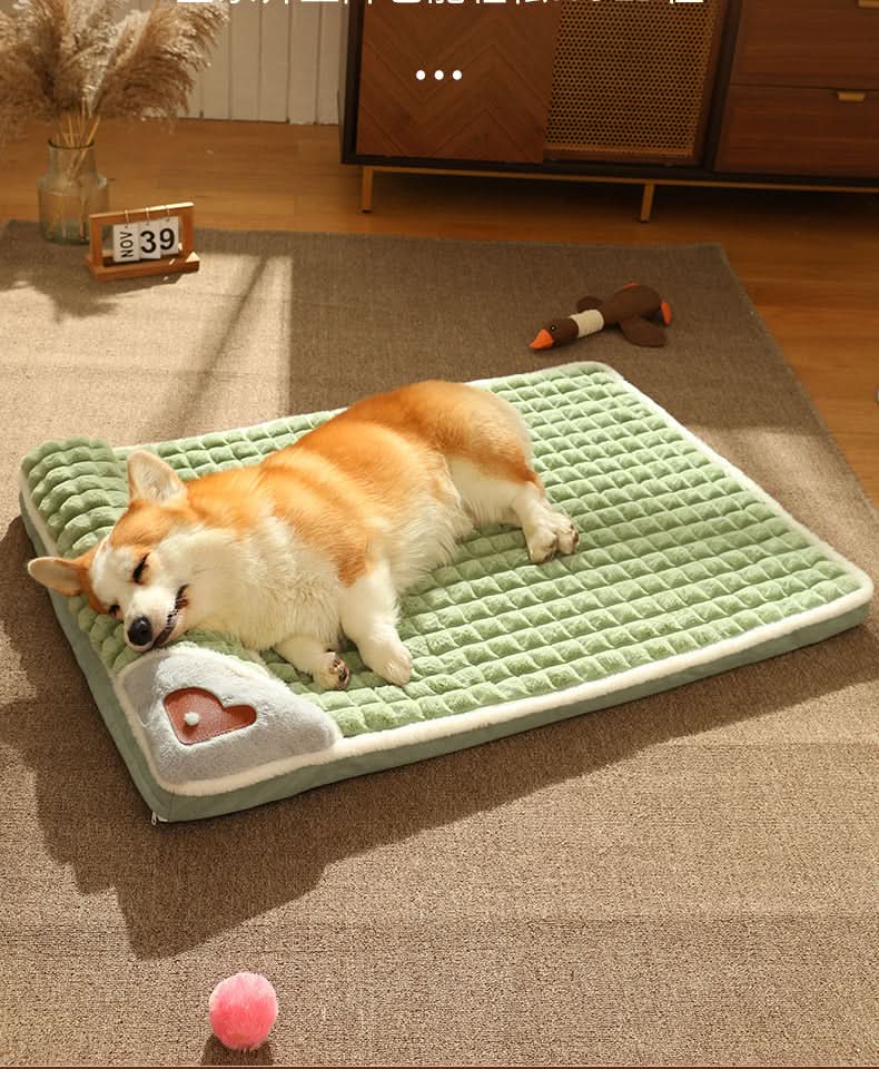 LUXEPLUSH - Soft dog bed for small & medium-sized dogs