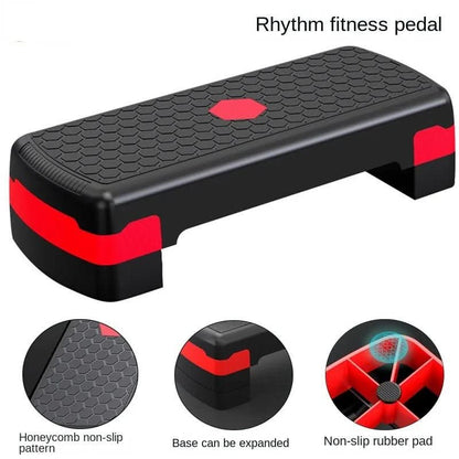 Adjustable Fit Step - Adjustable fitness stepper for versatile home workouts