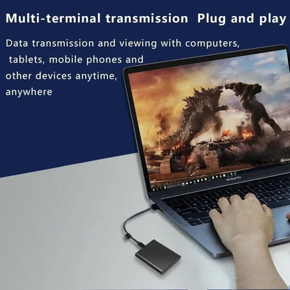 SpeedVault SSD – External 100GB Hard Drive with Ultra-Fast USB-C & USB 3.1 Connection