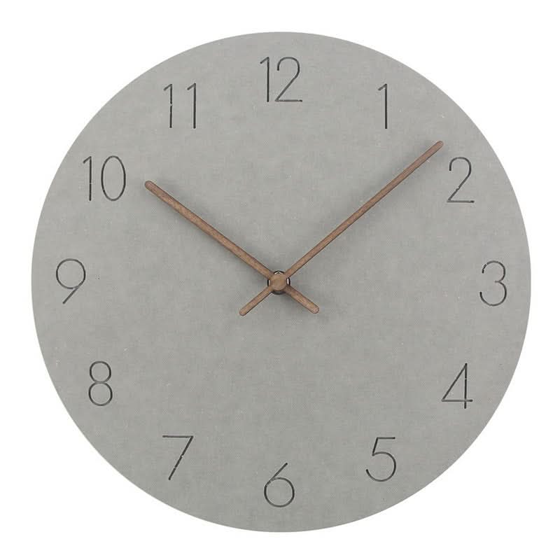 NordWhisper Wall Clock - Silent wall clock in Nordic style for modern rooms