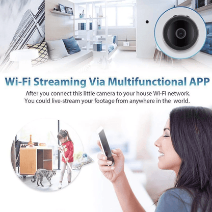 MINICAM 1080P - Compact security camera with night vision & app control