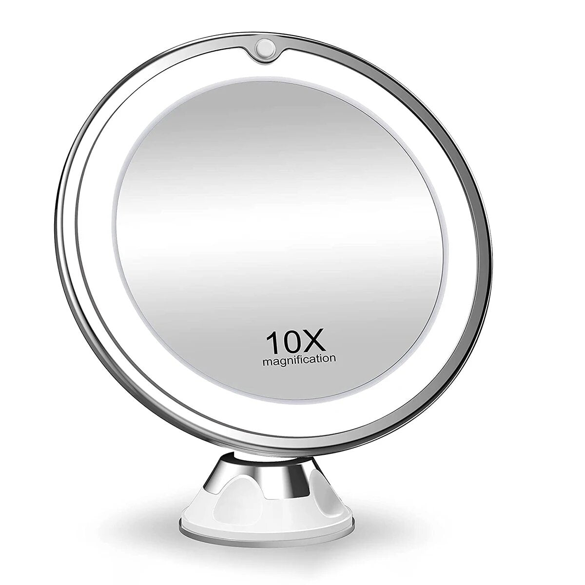 DETAIL VIEW – 10x LED Makeup Mirror for Precise Beauty