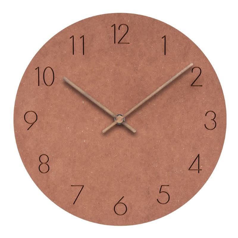 NordWhisper Wall Clock - Silent wall clock in Nordic style for modern rooms
