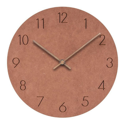 NordWhisper Wall Clock - Silent wall clock in Nordic style for modern rooms