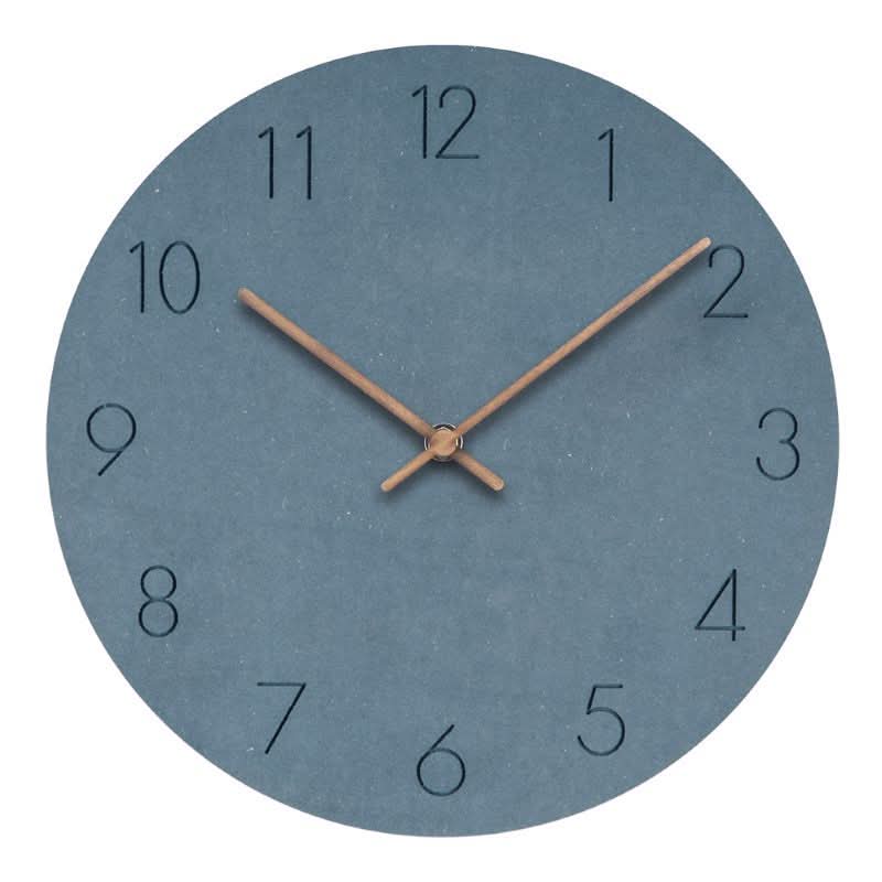 NordWhisper Wall Clock - Silent wall clock in Nordic style for modern rooms