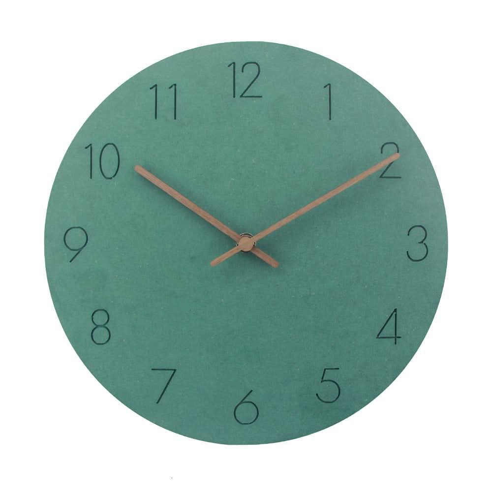 NordWhisper Wall Clock - Silent wall clock in Nordic style for modern rooms