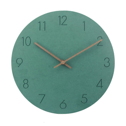 NordWhisper Wall Clock - Silent wall clock in Nordic style for modern rooms