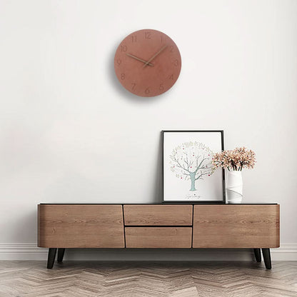 NordWhisper Wall Clock - Silent wall clock in Nordic style for modern rooms