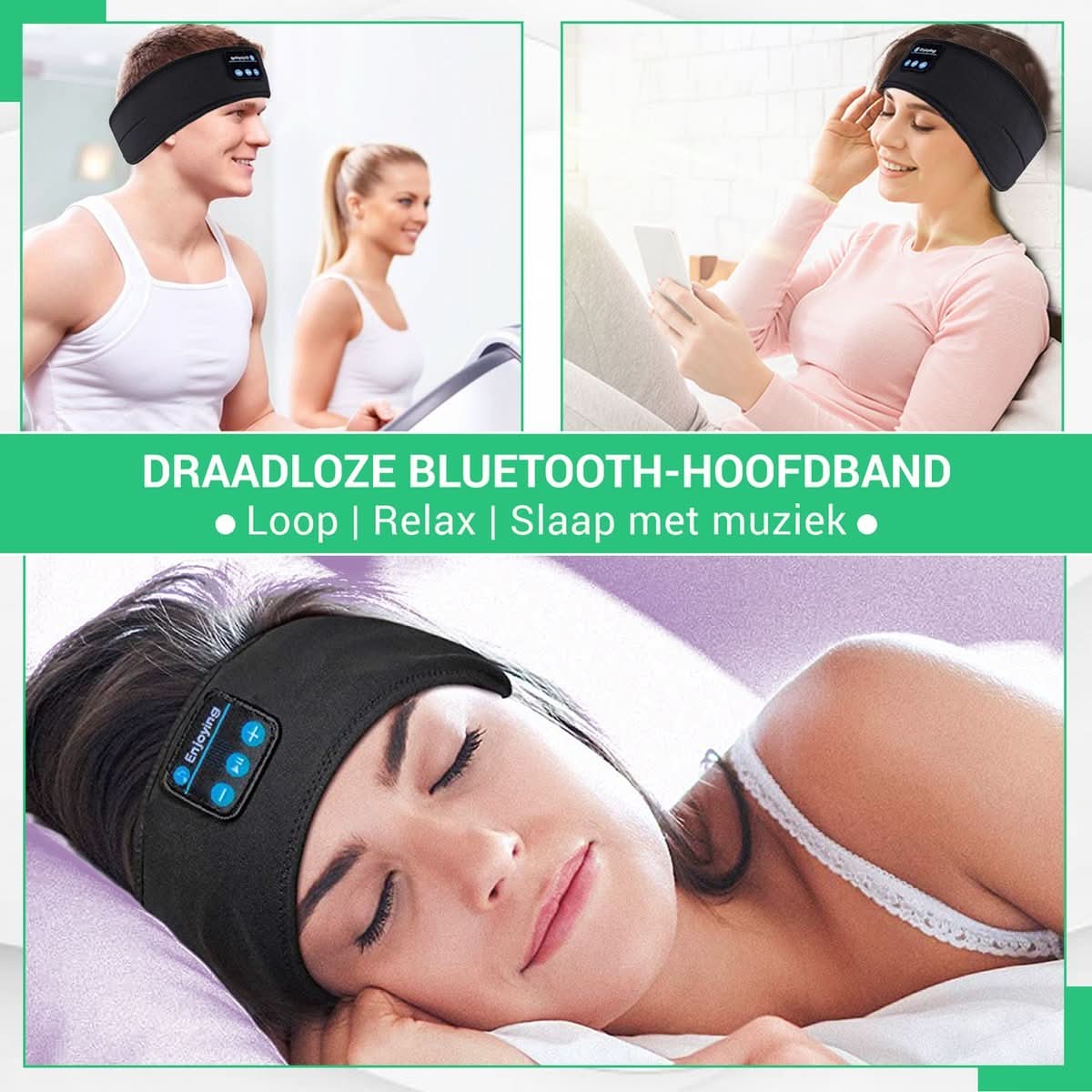 DREAMWAVE – Smart Bluetooth Sleep Band for Deep Sleep & Relaxation