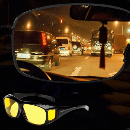 CLARIVUE – Night glasses with HD lenses & glare protection for safe driving at night