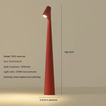 Metal table lamp - Rechargeable & stylish for indoors & outdoors