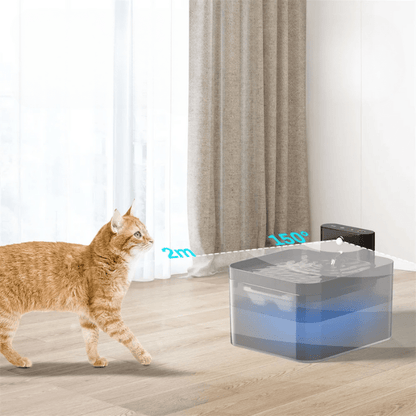 CLEARSIP FOUNTAIN – Intelligent cat fountain with motion sensor & filtration system