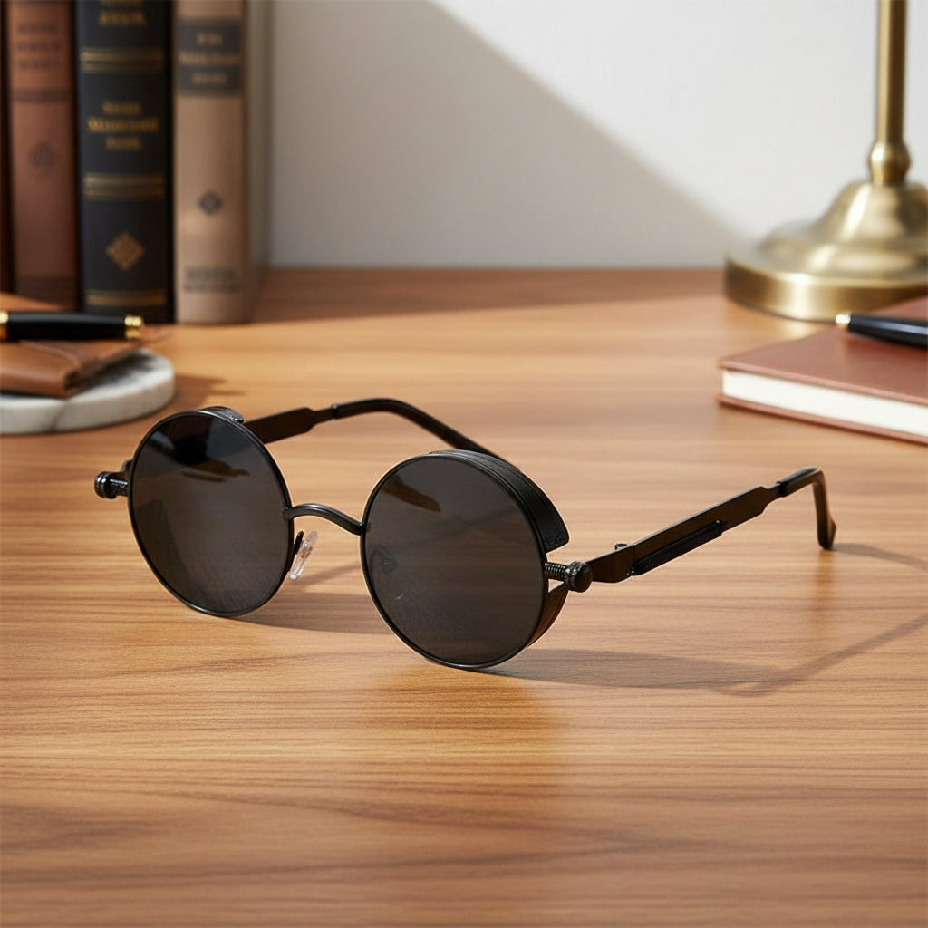 Kevin Shades - Vintage round sunglasses with UV400 protection & retro design