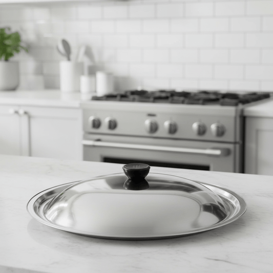 ProLid – Robust universal stainless steel lid for woks & pans