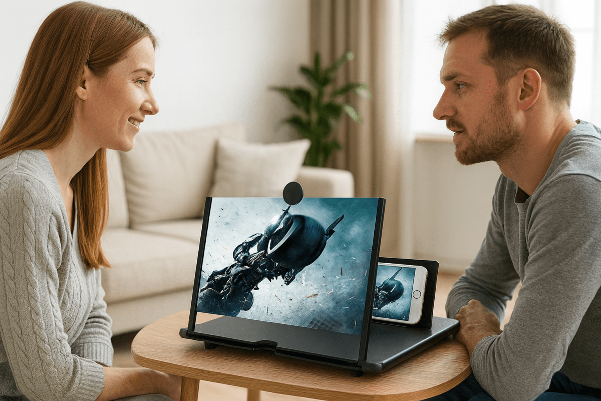 ZOOMFOLD – Foldable HD Screen Magnifier for Smartphones