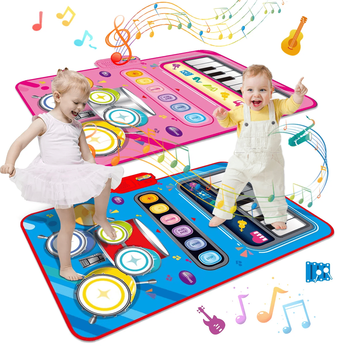 PlayTune Sound Mat - Interactive music mat for children with 5 instruments