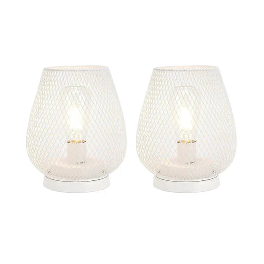 LUMICOVE – Wireless Metal Table Lamp with Warm LED Edison Light for Cozy Rooms