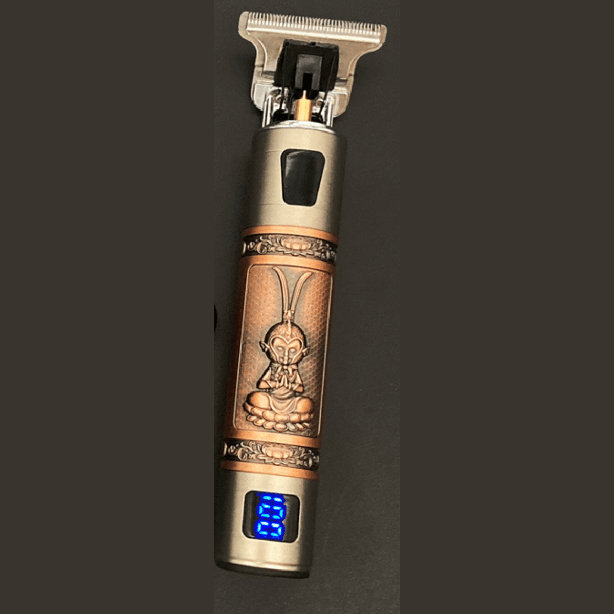 Skulltrim - Vintage beard trimmer with battery & precision cut for beard & hair